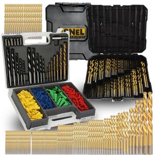Kit Brocas Para Furadeira 399 Peças Jogo de Brocas Para Furadeira Jogo de Brocas Broca Para Madeira