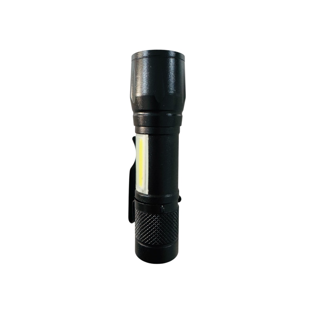 Mini Lanterna Led Tática 3 Modos Recarregável Usb Camping (CAPA+VERDE)