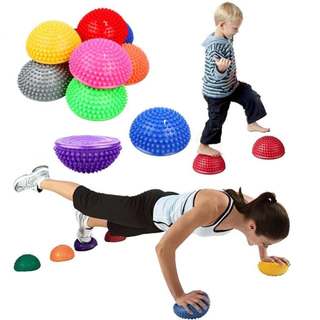 Bola Semicírculo Cravo Espinha Infantil Equipamento de Treinamento de Integração Sensorial Brinquedos Equilíbrio Massage