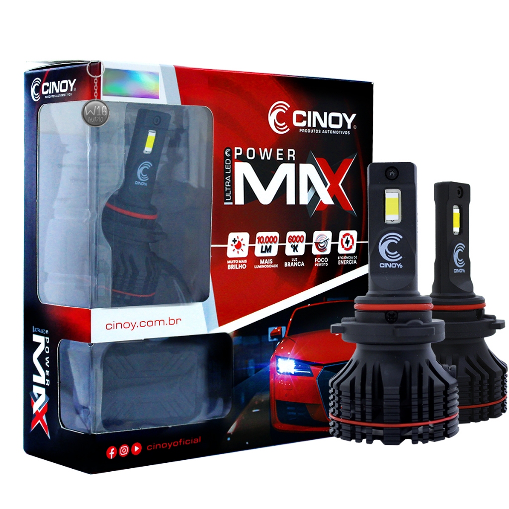 Lâmpada Ultra Led Cinoy Power Max 10000 Lumens Sem Erro em Oferta na Shopee