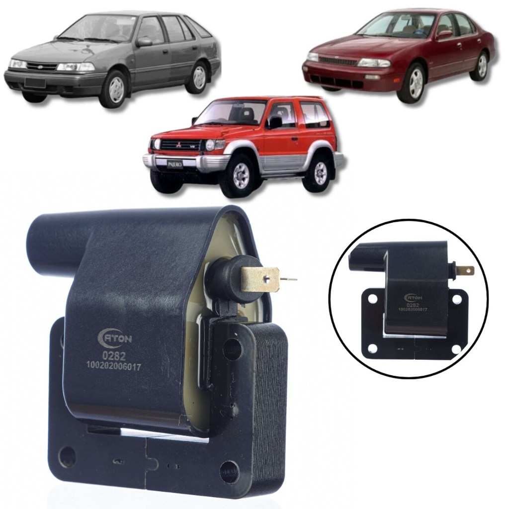 BOBINA DE IGNIÇÃO MITSUBISHI LANCER PAJERO 1993/ HYUNDAI EXCEL em Oferta na Shopee