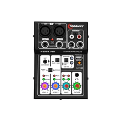 Mesa Som T0202 Interface Usb Xlr P10phantom Power 48v Preta