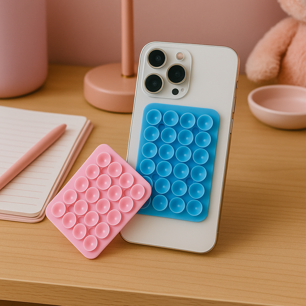 Kit 2 Ventosas De Silicone Para Celular