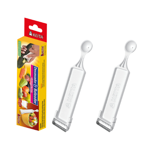 Descascador e Boleador 2 em 1 Keita - KIT -Para Batata, Frutas e Legumes – P/ Cozinha Prático e Multifuncional - Simples em Oferta na Shopee