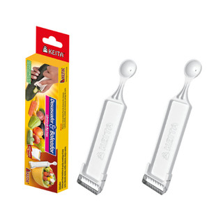 Descascador e Boleador 2 em 1 Keita - KIT -Para Batata, Frutas e Legumes – P/ Cozinha Prático e Multifuncional - Simples