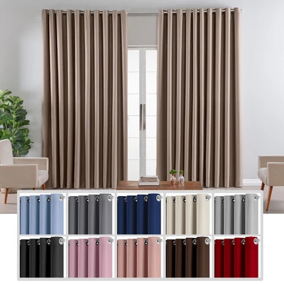 Cortina Blackout Em Tecido 4 metros x 2 70 Com Ilhós Sala Quarto Decoração