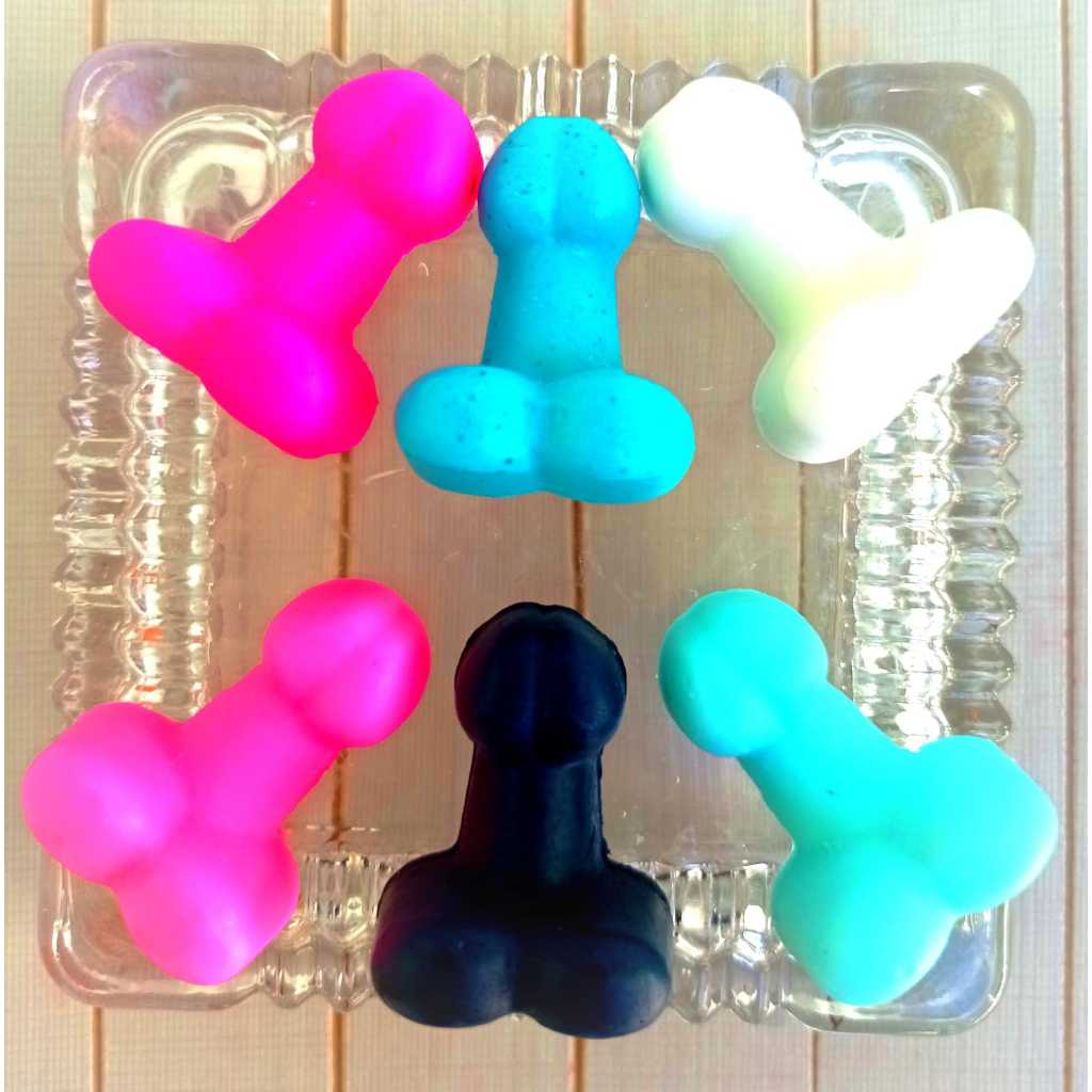 Kit 50 Mini Lembrancinhas Sabonetes Perfumados Eroticos Pintinhos Sex Shop Mimos despedida solteira