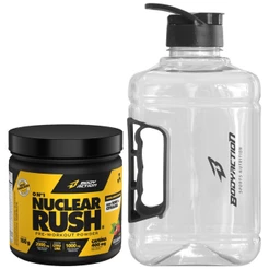 Pré Treino Nuclear Rush 100g + Galão Bodyaction