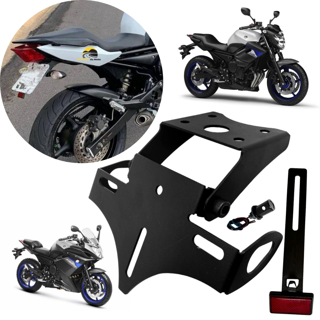 Eliminador De Rabeta Xj6 N F Suporte De Placa Articulado XJ 6 XJ-6 Yamaha