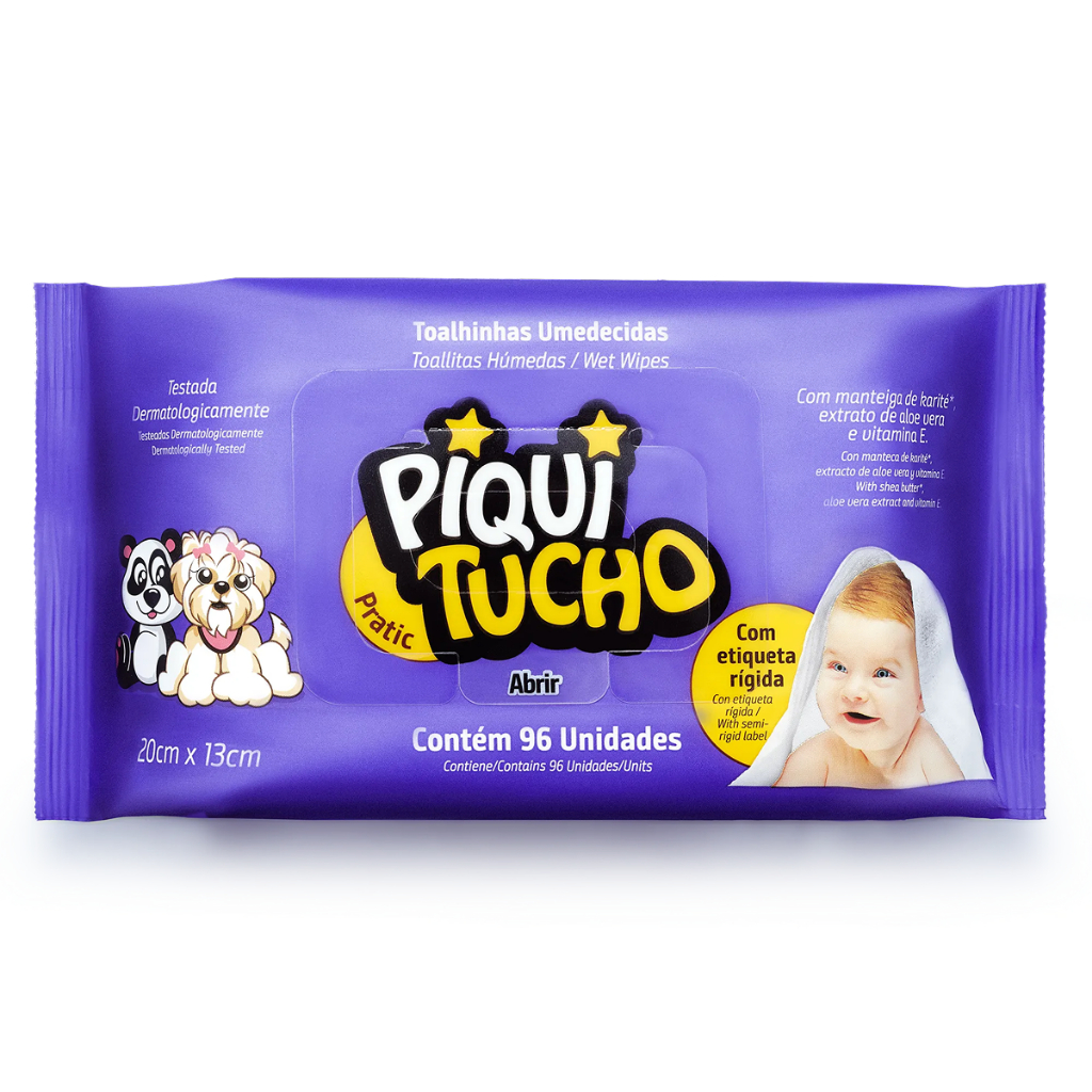 Lenço Umedecido Piquitucho Pratic Com 48 Unidades em Oferta na Shopee