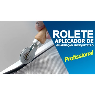 Rolete De Aço Profissional Aplicador De Guarnição em Perfis de Tela Mosquiteira em Oferta na Shopee
