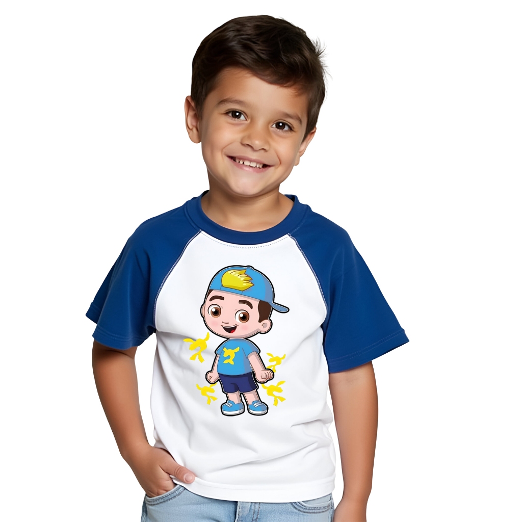 Camiseta Infantil Lucas neto Fantasia - 2 a 12 anos