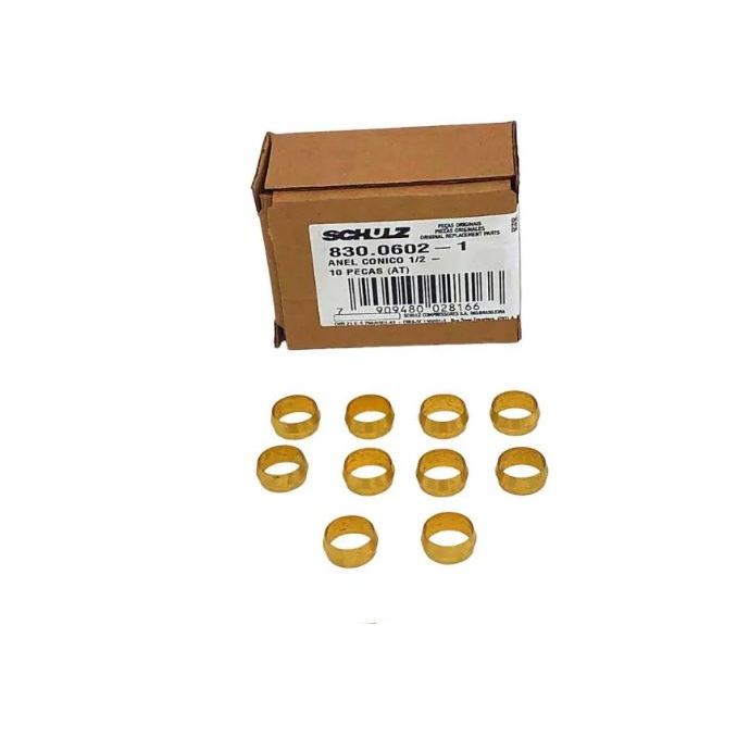 Anel Conico 3/8 - Peça Compressor Schulz Kit 10 - 8300601