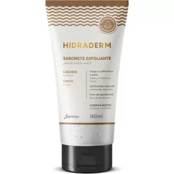 Sabonete Liquido Esfoliante Coco Hidraderm 180ml