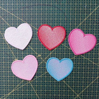 Patch bordado termocolante coração brilho em Oferta na Shopee