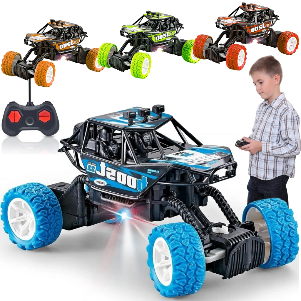 Carrinho Controle Remoto Grande Jipe Carro Off Road Com Pilha Incluso