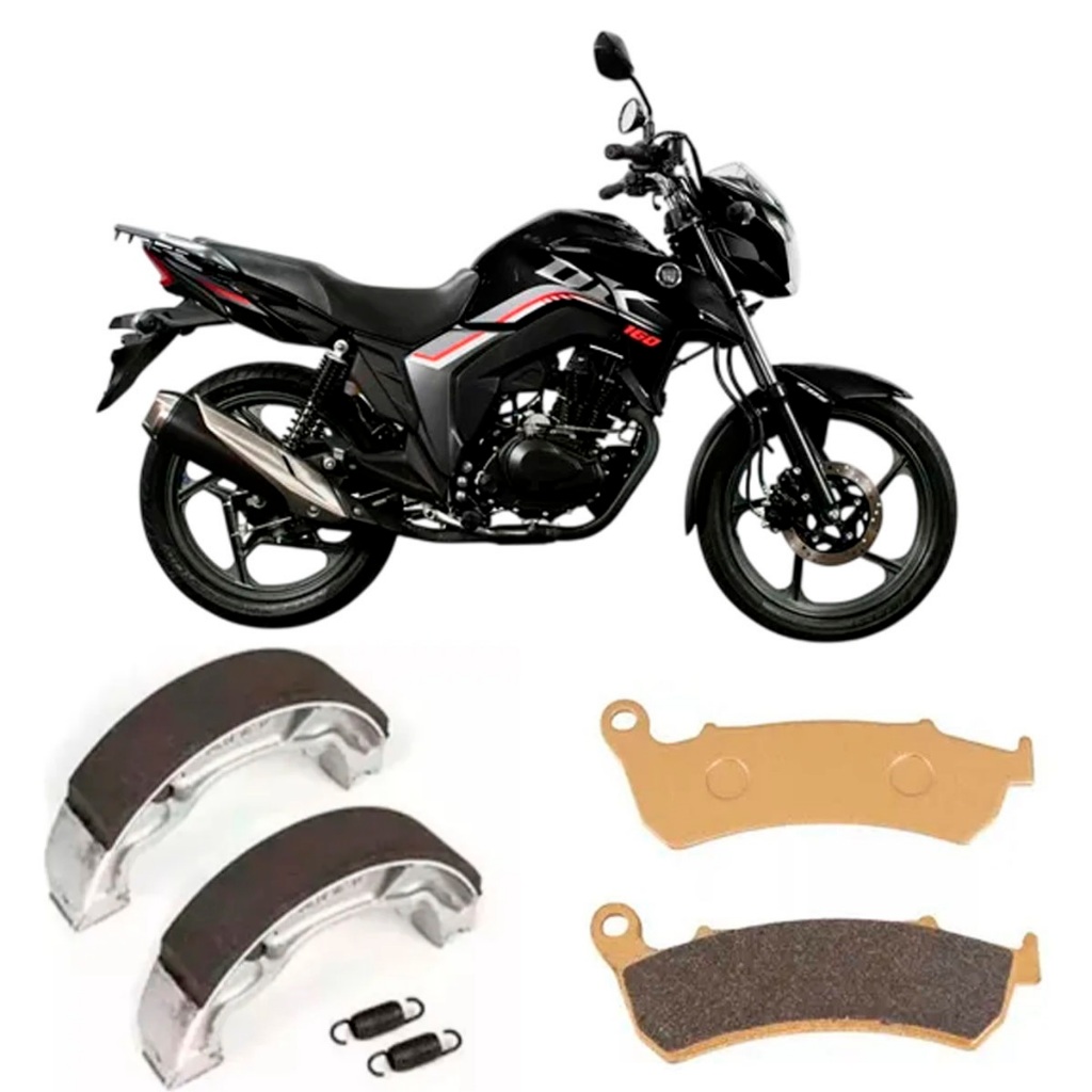 Pastilha e Lona Freio (KIT) Haojue Dk 160 2019 2020 2021 2022 2023 2024 2025 2026 2027 2028