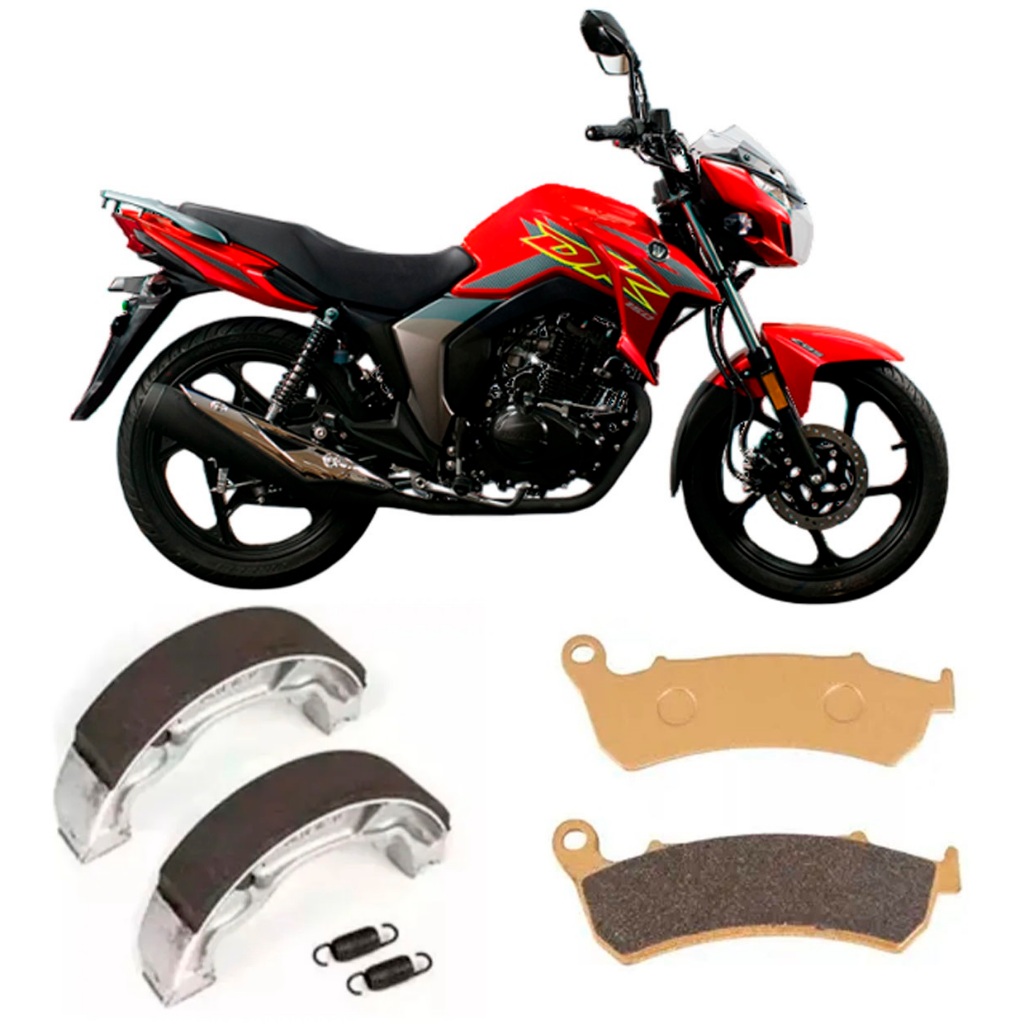 Pastilha e Lona Freio (KIT) Haojue Dk 150 2019 2020 2021 2022 2023 2024 2025 2026 2027 2028