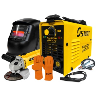 Combo Máquina De Solda 170a C/ Esmerilhadeira Start + Acessórios em Oferta na Shopee