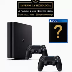Console 4 Slim 500GB ou 1TB Com 1 Jogo Brinde
