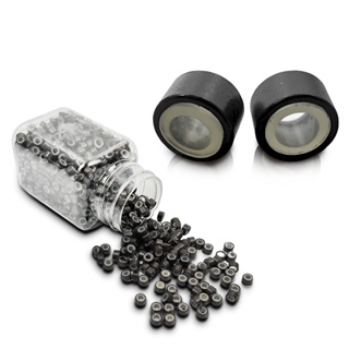 Microlink Com Silicone - 1000 unid- Extensão Cabelo Mega Hair em Oferta na Shopee