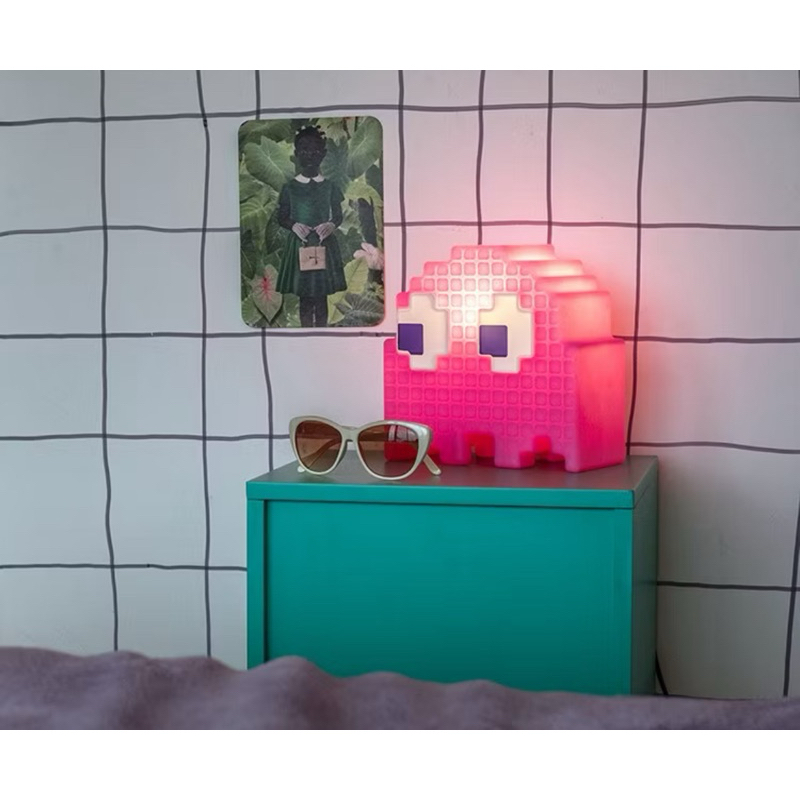 Luminária de mesa Fantasminha do pac man decoração