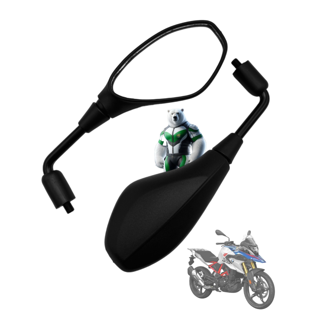 Retrovisor Bmw Gs F800 Haste Longa Rebaixado 90° Rosca Honda