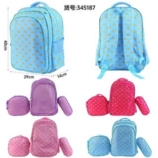Kit 3 peça  Mochila Feminina Juvenil Escolar Com  Estojo e Lancheira em Oferta na Shopee