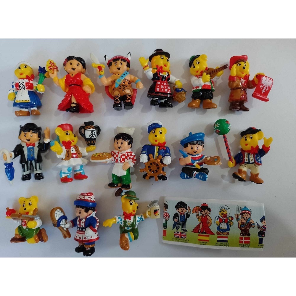Kinder Ovo - Haribo Europa 1998 - (faltando 1 boneco para ser coleção completa)