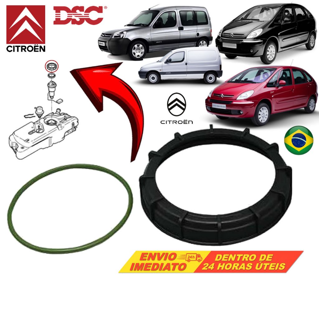 Trava Porca da Guarnição da Bomba Boia do Tanque de Combustível Citroen Xsara Picasso Berlingo DSC