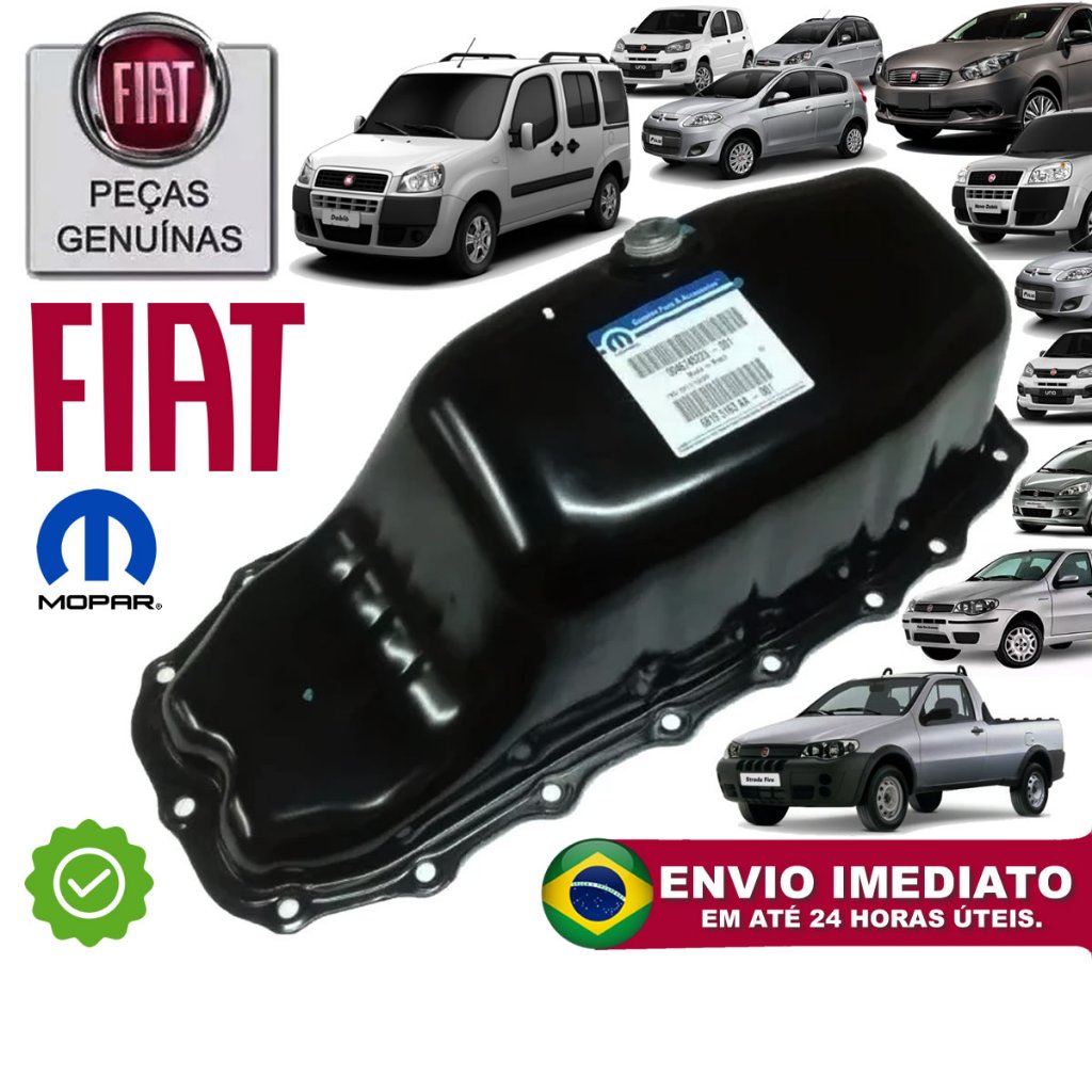 Carter de Oleo do Motor Original Fiat Fire e Evo 1.4 8v 46745223 Fiat Strada Palio Uno Grand Siena em Oferta na Shopee