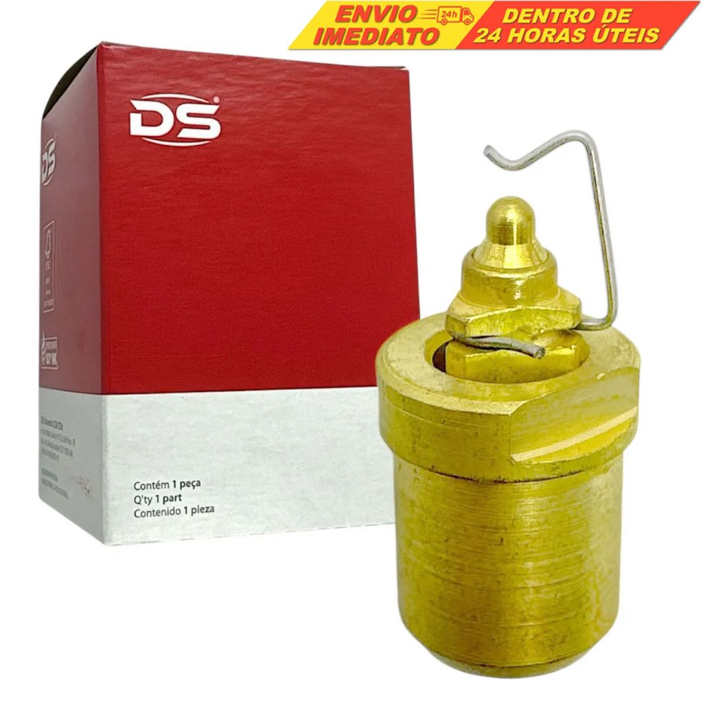 Agulha do Carburador Solex 2E Gol Santa Monza Kadett Parati Voyage 10mm vazão 2.5 Solex 175100 DS em Oferta na Shopee