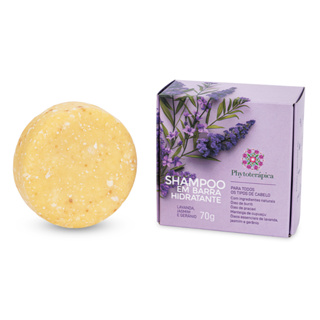 Phytoterápica Shampoo em Barra Vegano Jasmim, Lavanda e Gerânio 70g – Hidratação e Suavidade em Oferta na Shopee