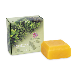 Phytoterápica Condicionador em Barra Vegano Alecrim e Hortelã 45g – Hidratação e Brilho Natural em Oferta na Shopee