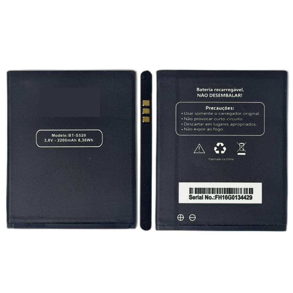 Bateria BT‑S520 3,8 V 2200 mAh Li‑Poly – Para Positivo Twist S520