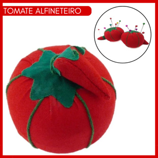 Alfineteira Tomate Almofada para Alfinetes com Pimenta Afiador em Oferta na Shopee