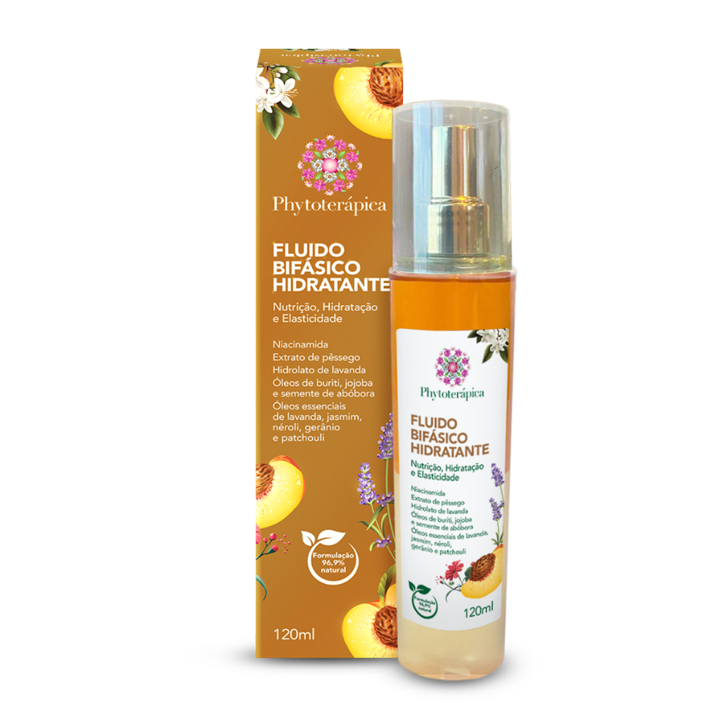 Phytoterápica Fluido Bifásico Vegano 120ml – Hidratação 72h, Firmeza e Uniformização da Pele em Oferta na Shopee