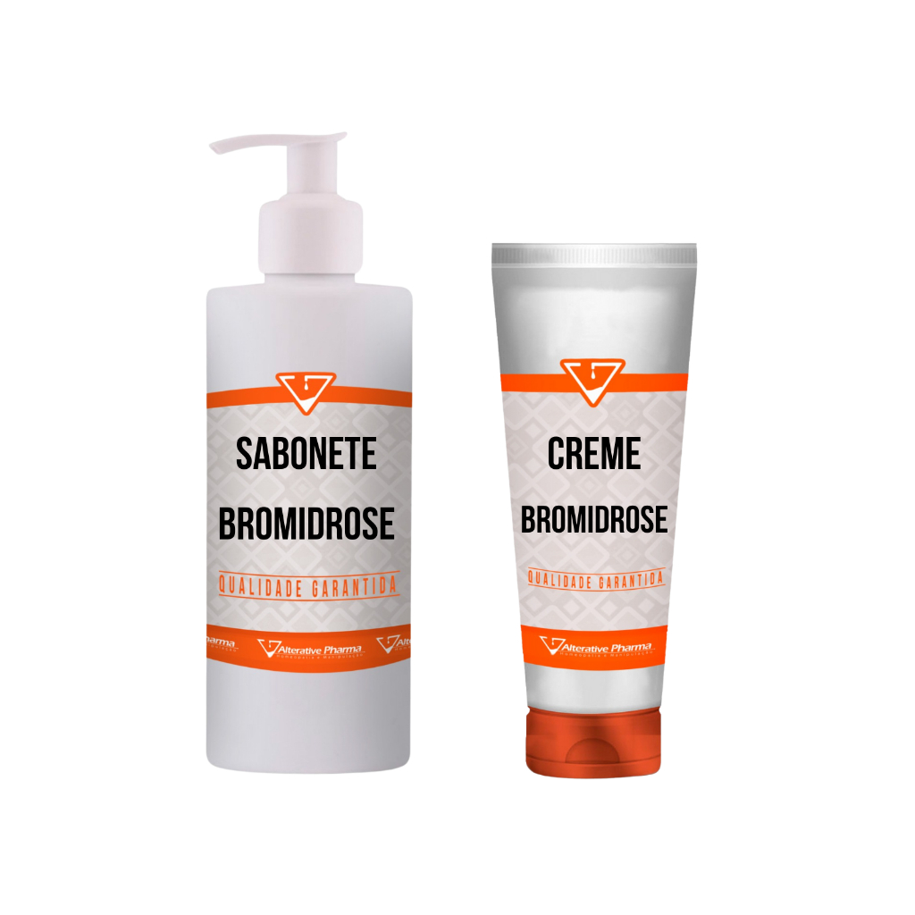 Kit Neutralizador de Odores para Axilas e Pés (Bromidrose) - Creme 50g + Sabonete 100ml