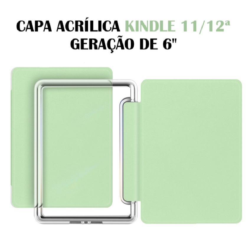 Capa Acrílico Para Kindle 11ª/12ª Geração 6 Polegadas (Sem Alça – C2V2L3/RS23CV (2022/2024))