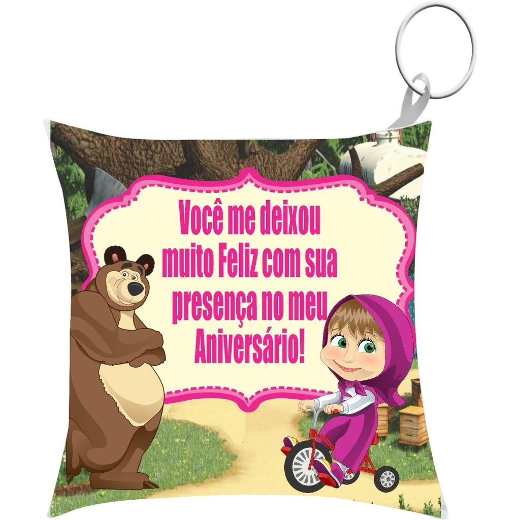 kit  Almochaveiros Lembrancinha Aniversário Masha E O Urso