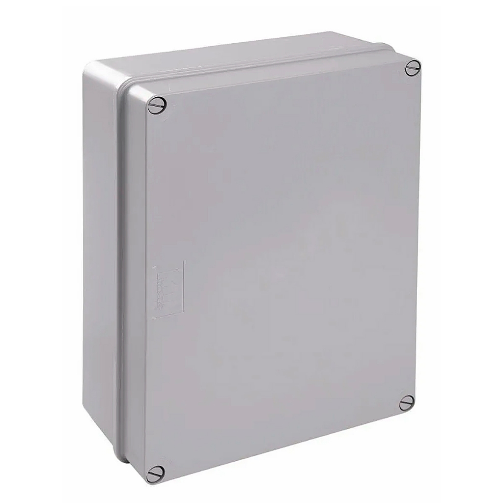 Caixa De Distribuicao Sobrepor PVC 300x220x120mm Tampa Opaca em Oferta na Shopee