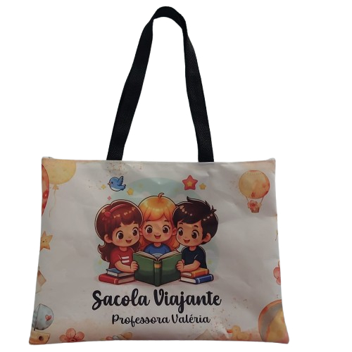 Sacola da Leitura Viajante Projeto de Leitura Bolsa Literária em Oferta na Shopee