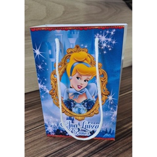 Sacolinha Cinderela modelo 3 personalizada - Pegue e monte - Fazemos vários temas consulte em Oferta na Shopee