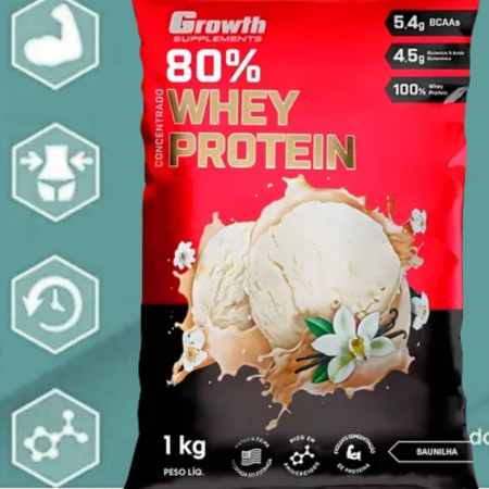 O que é Whey Protein Baunilha Growth? Guia e Onde Comprar | BuscaProdutos