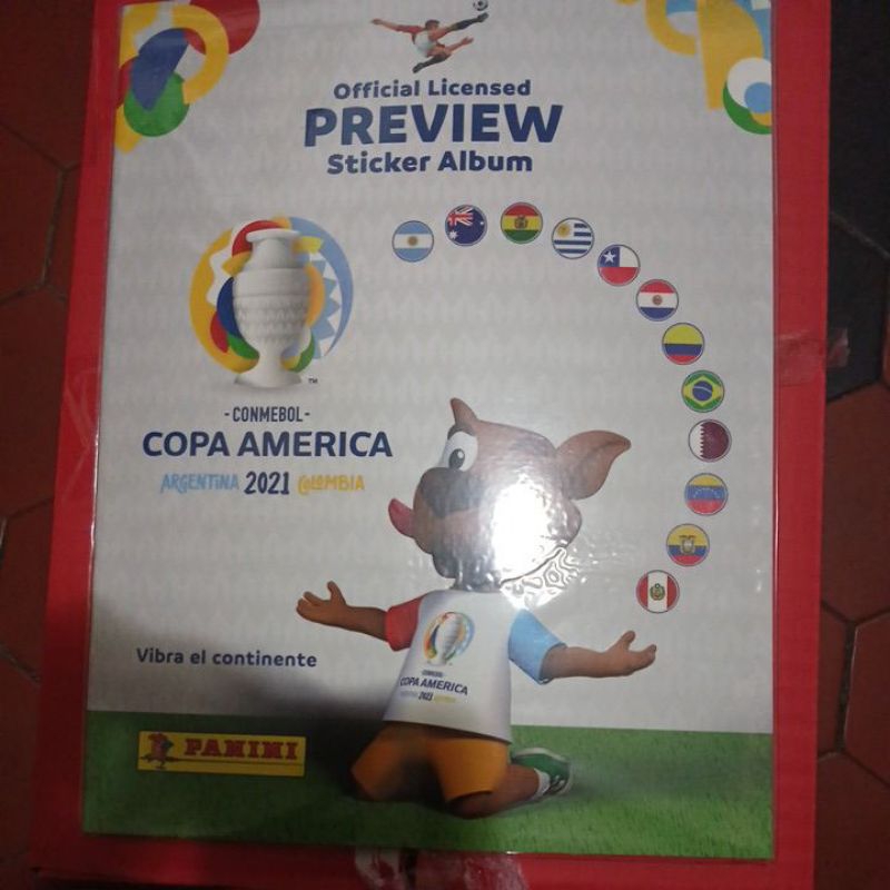 ALBUM COPA AMERICA ARGENTINA 2021 COLOMBIA IMPORTADO DO PERU