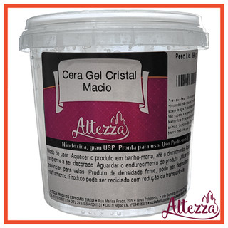 Parafina Cristal Macia Em Gel Pote 390g Vela ( Rende 450ml )
