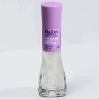 Esmalte Dailus Top Coat Glitter – Era Glitter Que Me Faltava 8 ml em Oferta na Shopee