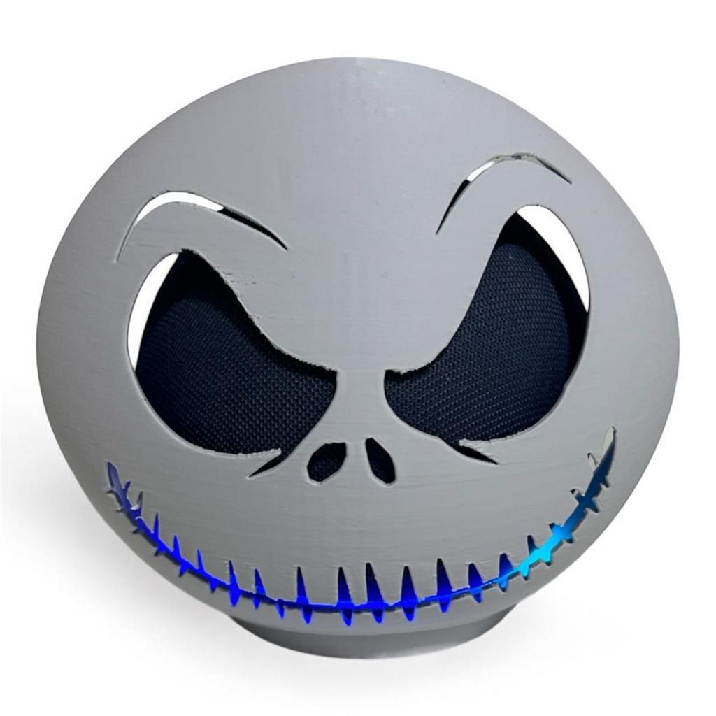 Suporte Alexa Jack Skellington para Amazon Echo Dot 4° e 5° geração.