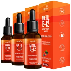 BIGENS KIT 3X METIL B12 EM GOTAS 20ML FRUTAS VERMELHAS