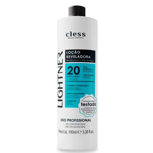 Água Oxigenada Lightner 20 Vol 100 ml em Oferta na Shopee